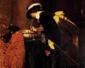 费迪南德 鲁瓦贝 : A Cavalier Lighting A Pipe